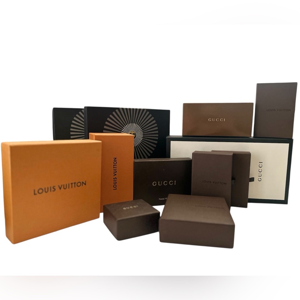 LUXURY Box or dust bag (various brands, styles, and sizes)